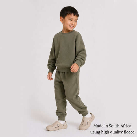 Kids Unisex Fleece Pyjamas 230gsm or Cosy Loungewear - Can be personalised