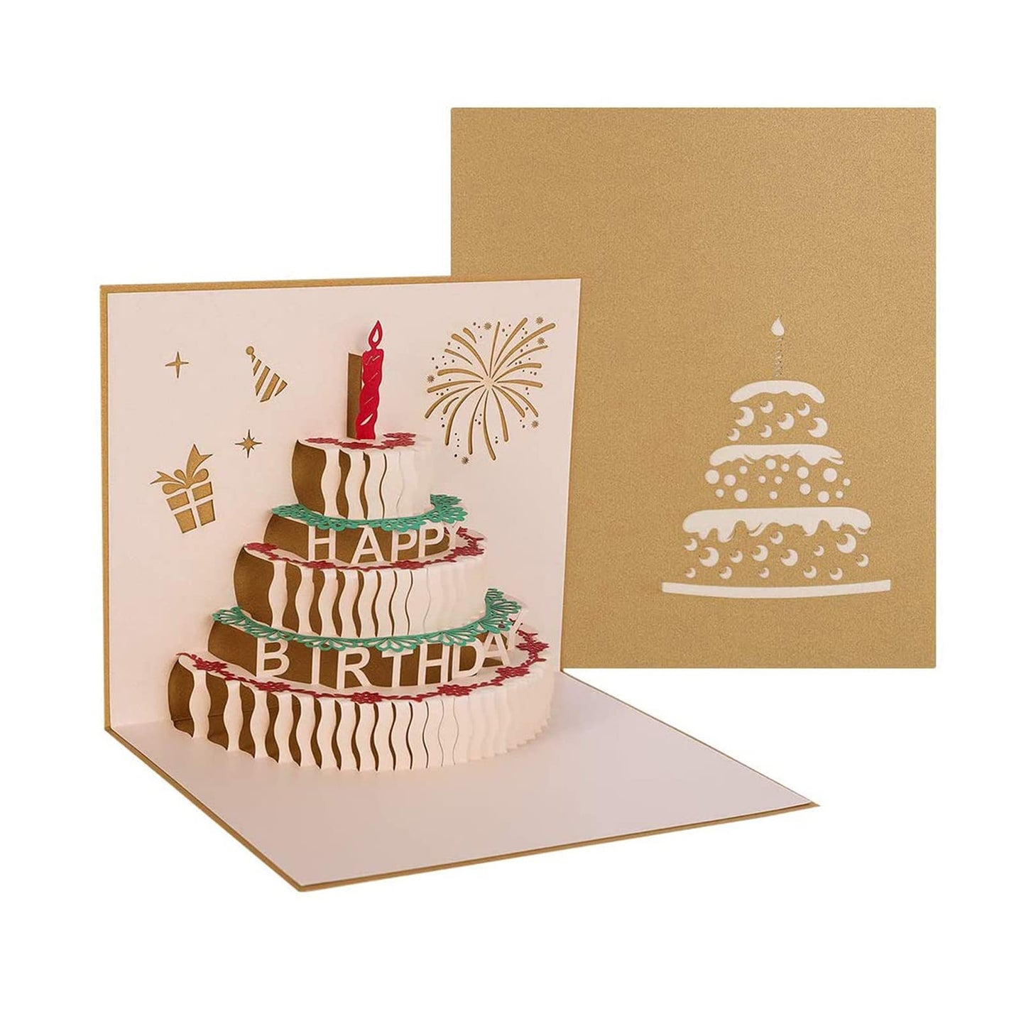 Kabukis 3D Pop-Up Birthday Card with Lights and Music – Premium