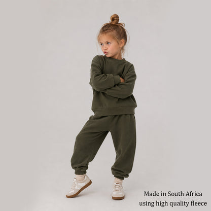 Kids Unisex Fleece Pyjamas 230gsm or Cosy Loungewear - Can be personalised