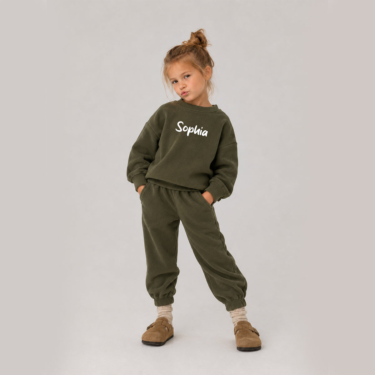 Kids Unisex Fleece Pyjamas 230gsm or Cosy Loungewear - Can be personalised