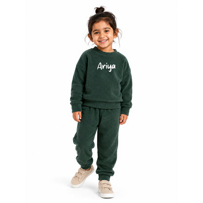 Kids Unisex Fleece Pyjamas 230gsm or Cosy Loungewear - Can be personalised
