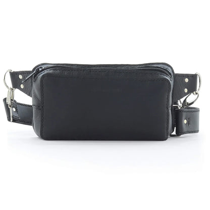 Sorrento Cross Body Bum Bag - Black