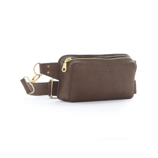 Sorrento Cross Body Bum Bag - Tobacco