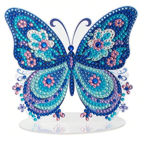 5D DIY Diamond Art Painting Kit - Dazzling Butterfly Desk Decor