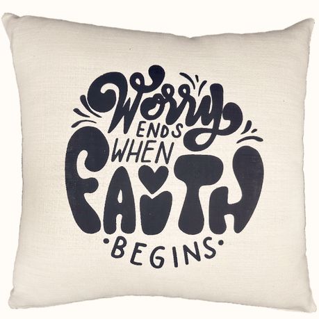 Have Faith Scatter Cushion
