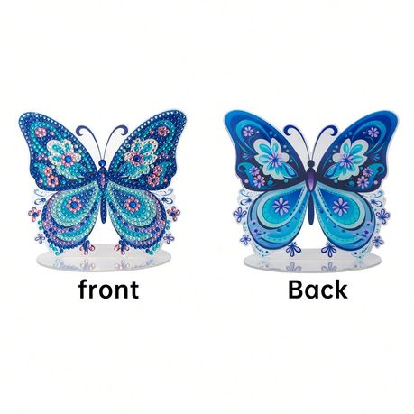 5D DIY Diamond Art Painting Kit - Dazzling Butterfly Desk Decor