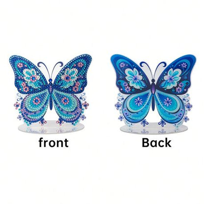 5D DIY Diamond Art Painting Kit - Dazzling Butterfly Desk Decor