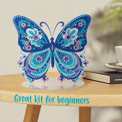 5D DIY Diamond Art Painting Kit - Dazzling Butterfly Desk Decor