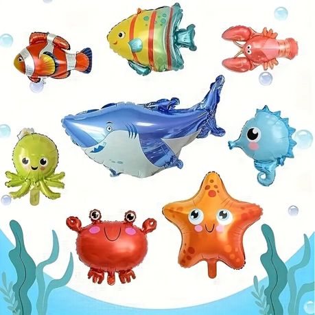Kabukis 110 Pcs Sea Party Decorations - Balloon Arch to an Ocean Paradise