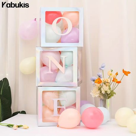 Kabukis Chic 'ONE' Balloon Box - Celebrate Baby's Big Milestone!