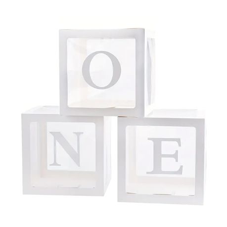 Kabukis Chic 'ONE' Balloon Box - Celebrate Baby's Big Milestone!