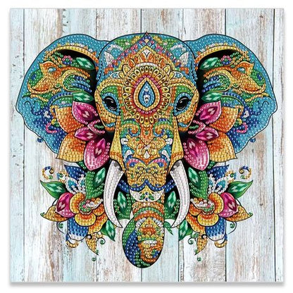 Diamond Dot Art Painting Kit Elephant Craft - Sparkling 5D DIY Fun